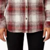 Chemise à manches longues en flanelle à carreaux pour femme Chemise à manches longues en flanelle à carreaux pour femme