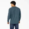 Chemise à manches longues et poche, en jersey épais chiné Chemise à manches longues et poche, en jersey épais chiné