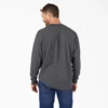 Chemise à manches longues et poche, en jersey épais chiné Chemise à manches longues et poche, en jersey épais chiné