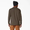 Chemise à manches longues et poche, en jersey épais chiné Chemise à manches longues et poche, en jersey épais chiné