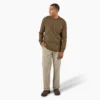Chemise à manches longues et poche, en jersey épais chiné Chemise à manches longues et poche, en jersey épais chiné