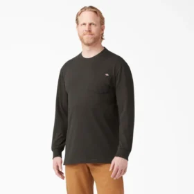 Chemise à manches longues épaisse avec poche