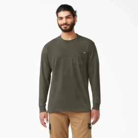 Chemise à manches longues épaisse avec poche