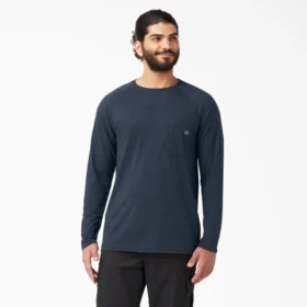 Chemise à manches longues rafraîchissante avec poche