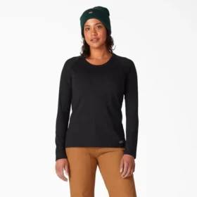 Chemise à manches longues rafraîchissante avec poche pour femme