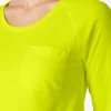 Chemise à manches longues rafraîchissante avec poche pour femme Chemise à manches longues rafraîchissante avec poche pour femme