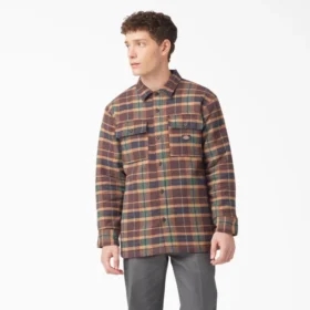 Chemise matelassée en flanelle