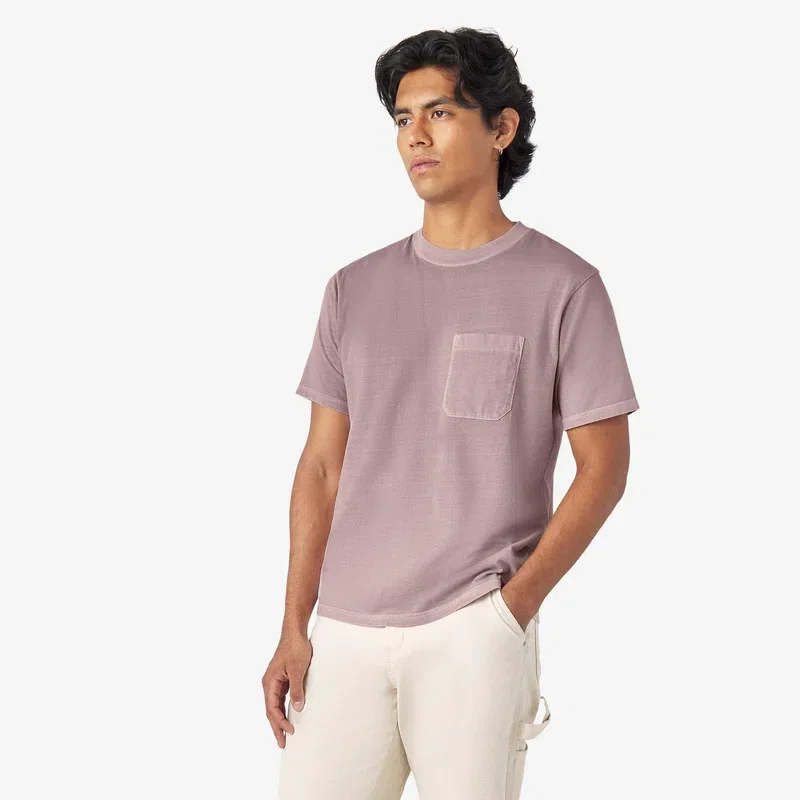 Chemise à poche teint en pièce Chemise à poche teint en pièce