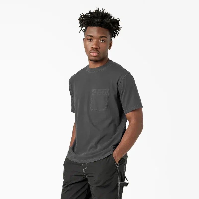 Chemise à poche teint en pièce Chemise à poche teint en pièce
