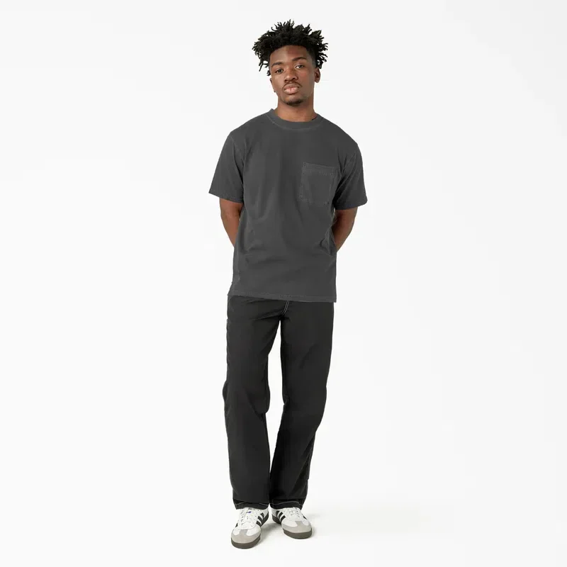 Chemise à poche teint en pièce Chemise à poche teint en pièce