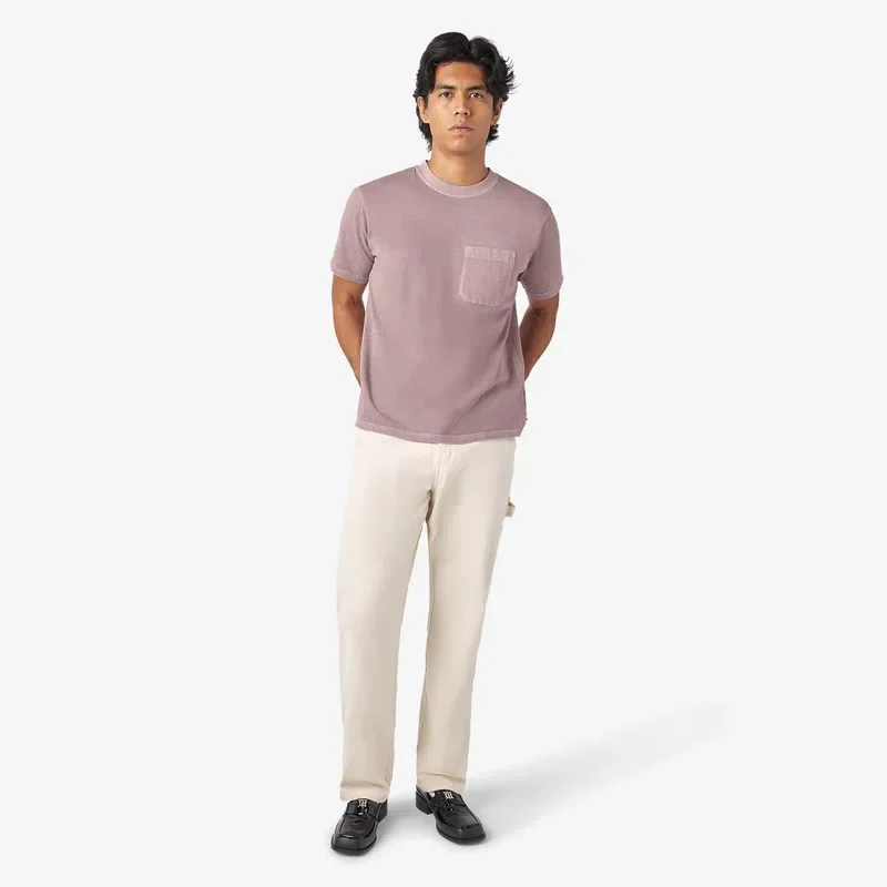 Chemise à poche teint en pièce Chemise à poche teint en pièce