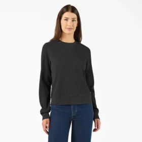 Chemise thermique à col rond pour femme