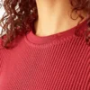 Chemise thermique à col rond pour femme
