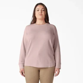 Chemise thermique à manches longues pour femmes grandes tailles