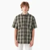 Chemise tissée à manches courtes
