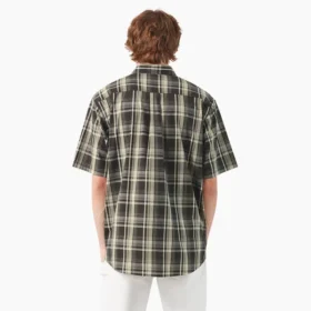 Chemise tissée à manches courtes
