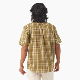 Chemise tissée à manches courtes