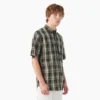 Chemise tissée à manches courtes