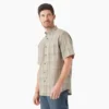 Chemise tissée à manches courtes