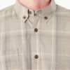 Chemise tissée à manches courtes