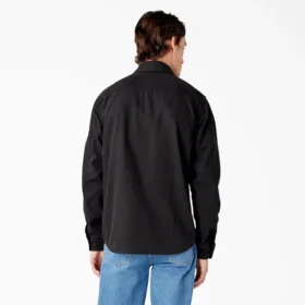 Chemise utilitaire à manches longues en toile de coton