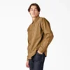 Chemise utilitaire à manches longues en toile de coton Chemise utilitaire à manches longues en toile de coton