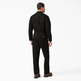 Combinaison de luxe à manches longues en mélange de tissus