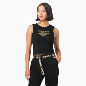 Débardeur court à dos nageur Eagle pour femme Dickies X Harley-Davidson