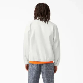 Eisenhower Jacket en toile de coton délavée à la pierre, sans doublure
