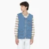 Gilet en denim à fermeture éclair Gilet en denim à fermeture éclair