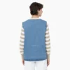 Gilet en denim à fermeture éclair Gilet en denim à fermeture éclair