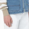 Gilet en denim à fermeture éclair Gilet en denim à fermeture éclair