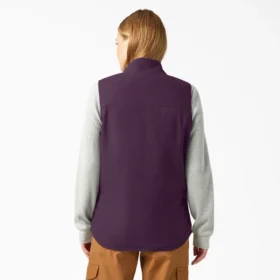 Gilet en toile de coton doublé polaire pour femme Gilet en toile de coton doublé polaire pour femme