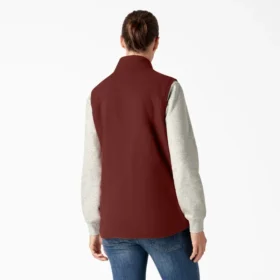 Gilet en toile de coton doublé polaire pour femme Gilet en toile de coton doublé polaire pour femme