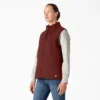 Gilet en toile de coton doublé polaire pour femme Gilet en toile de coton doublé polaire pour femme
