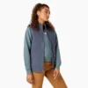 Gilet en toile de coton doublé polaire pour femme Gilet en toile de coton doublé polaire pour femme