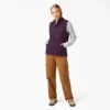 Gilet en toile de coton doublé polaire pour femme Gilet en toile de coton doublé polaire pour femme
