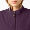 Gilet en toile de coton doublé polaire pour femme Gilet en toile de coton doublé polaire pour femme