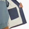 Gilet en toile de coton doublé polaire pour femme Gilet en toile de coton doublé polaire pour femme