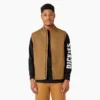 Gilet en toile de coton épaisse doublé polaire