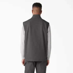 Gilet en toile de coton épaisse doublé polaire