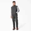 Gilet en toile de coton épaisse doublé polaire