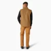Gilet en toile de coton épaisse doublé polaire