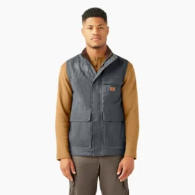 Gilet en toile entièrement cirée