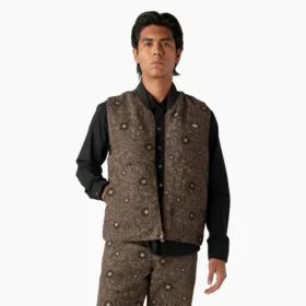 Gilet réversible à imprimé floral Ellis