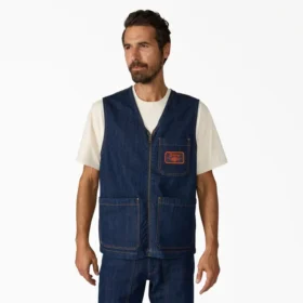 Gilet zippé en denim Dickies X Harley-Davidson® Gilet zippé en denim Dickies X Harley-Davidson®