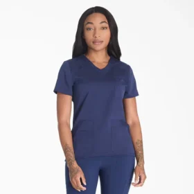Haut médical à col en V Balance pour femme