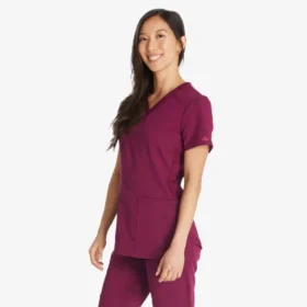 Haut médical à col en V Balance pour femme