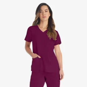 Haut médical à col en V Eds Essentials pour femme