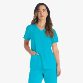 Haut médical à col en V Eds Essentials pour femme